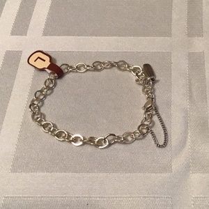 STERLING SILVER CHARM BRACELET